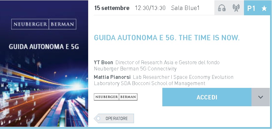Scopri di più sull'articolo GUIDA AUTONOMA E 5G. THE TIME IS NOW.