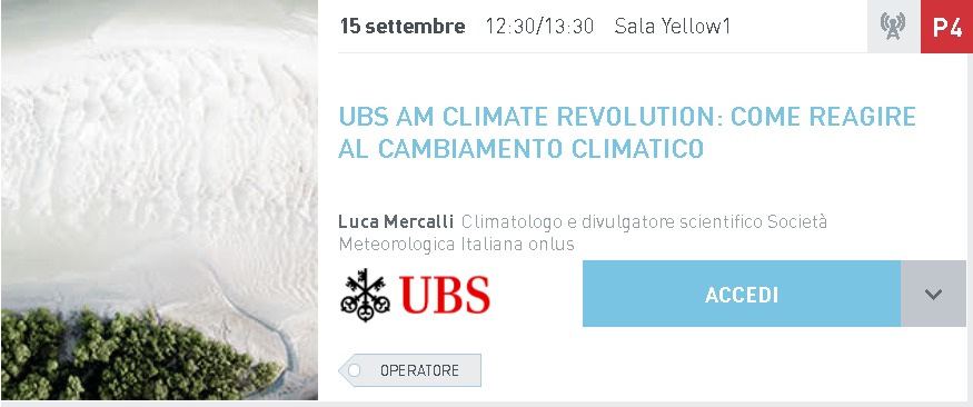 Scopri di più sull'articolo UBS AM CLIMATE REVOLUTION: COME REAGIRE AL CAMBIAMENTO CLIMATICO