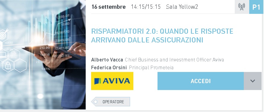 Scopri di più sull'articolo RISPARMIATORI 2.0: QUANDO LE RISPOSTE ARRIVANO DALLE ASSICURAZIONI